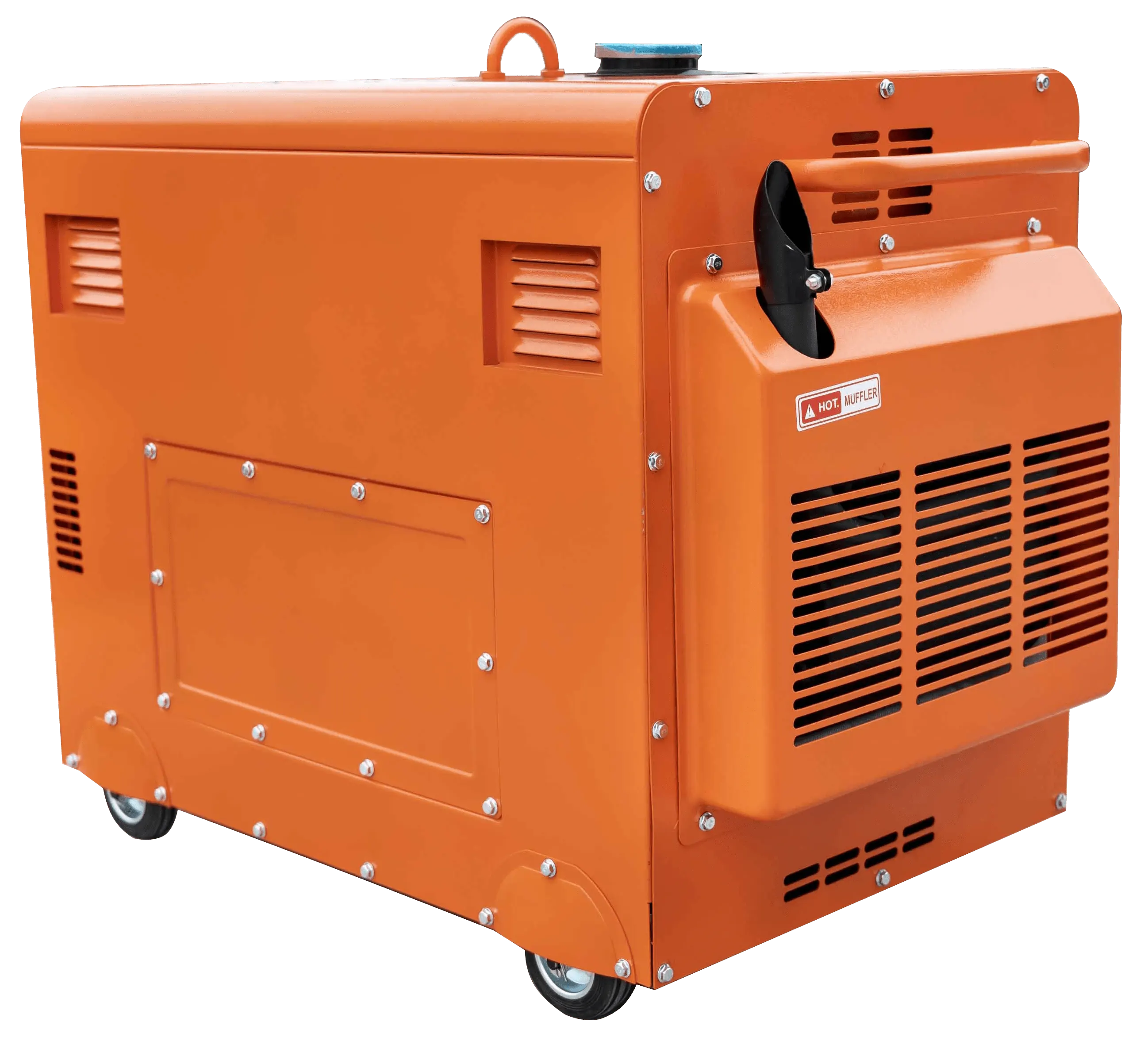 M&aacute;y ph&aacute;t điện Diesel im lặng 5kVA &ndash; L&agrave;m m&aacute;t bằng kh&ocirc;ng kh&iacute; | EMEAN