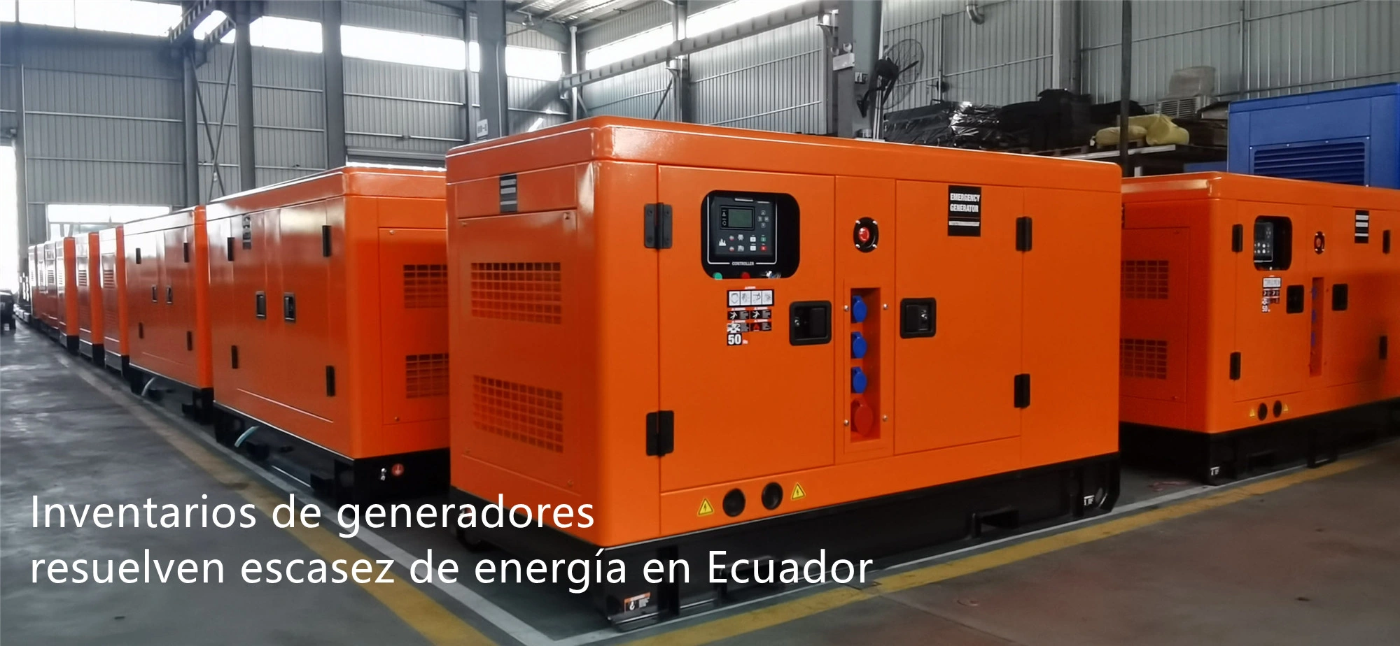 200 máy phát điện diesel của EMEAN POWER có sẵn giúp Ecuador đối phó với tình trạng thiếu điện